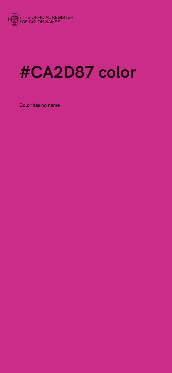 #CA2D87 color image