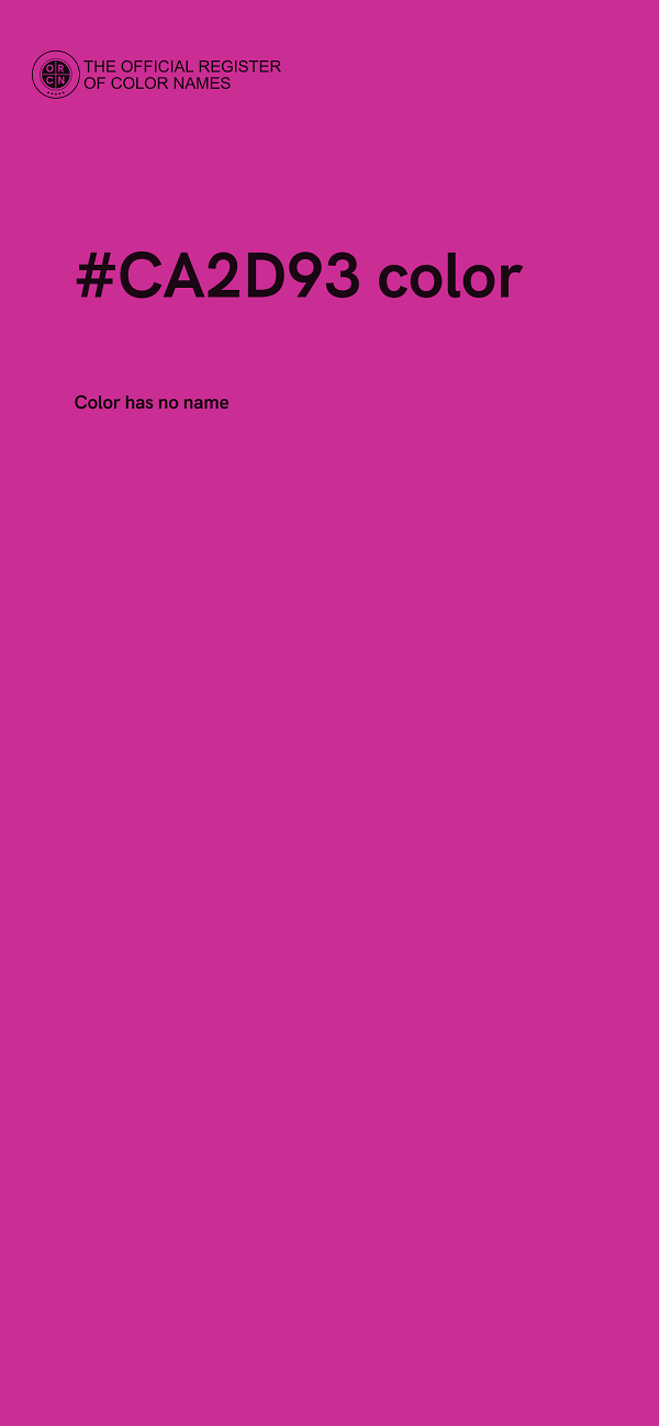 #CA2D93 color image