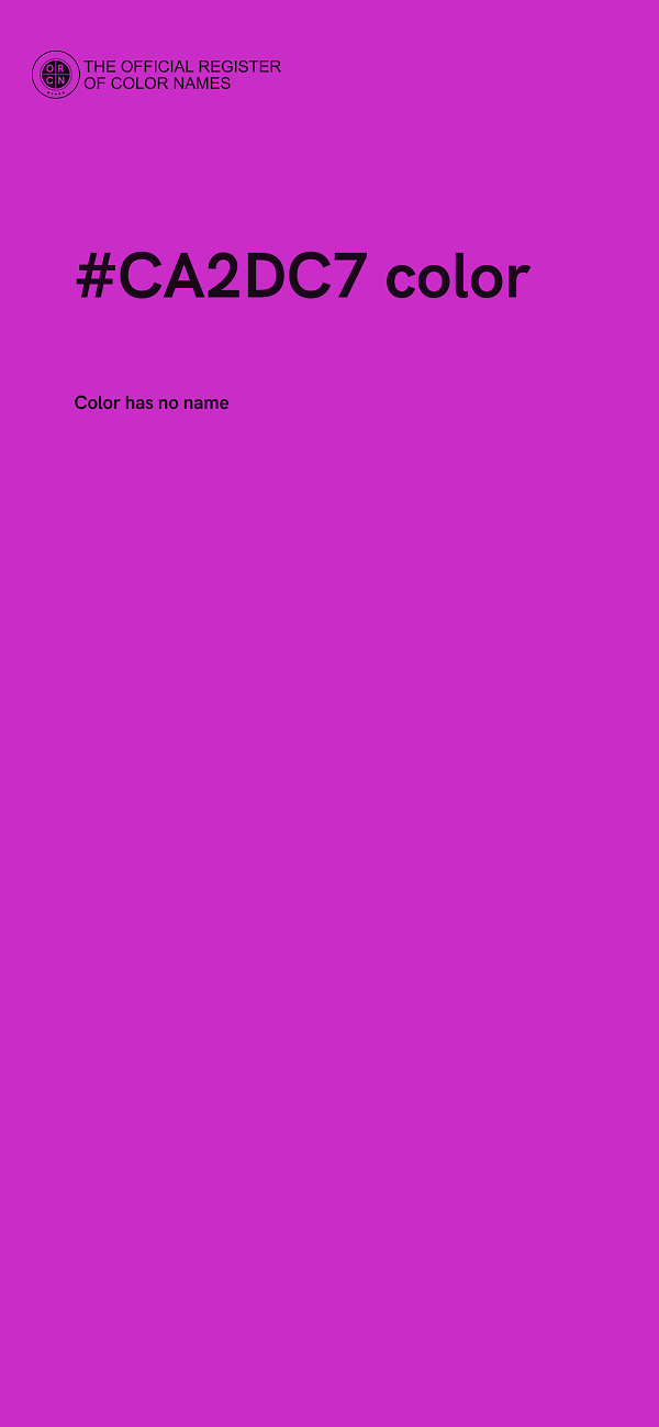 #CA2DC7 color image