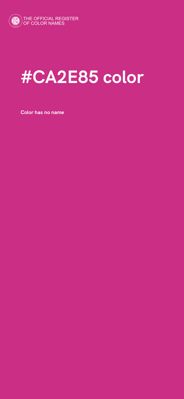 #CA2E85 color image