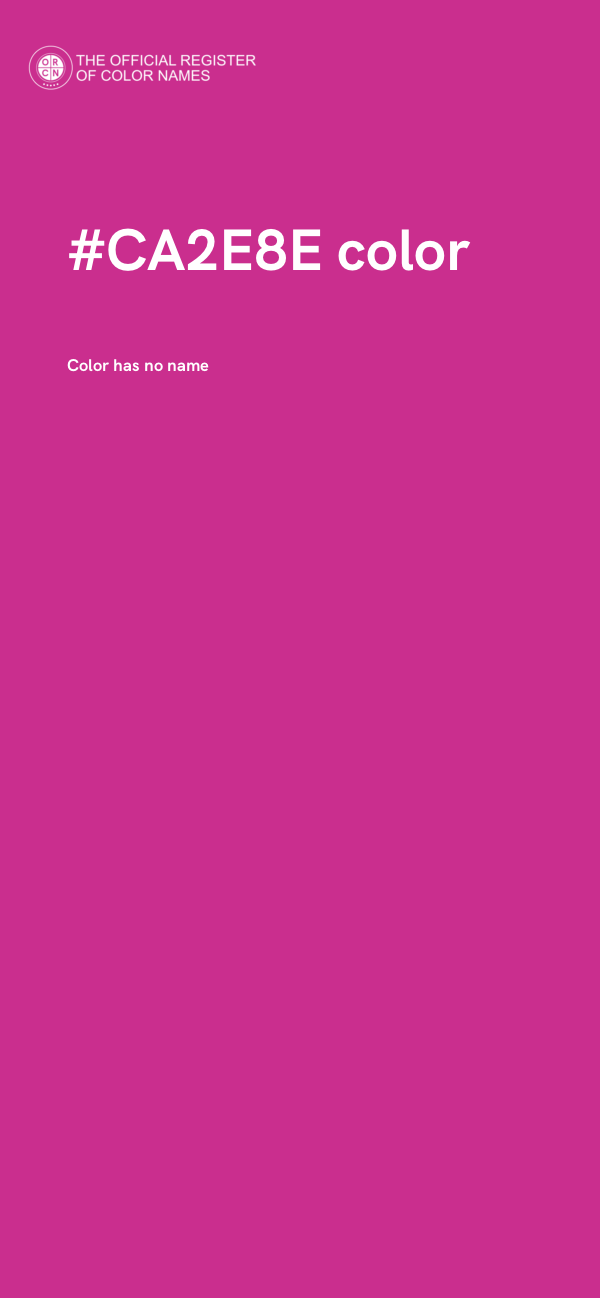 #CA2E8E color image
