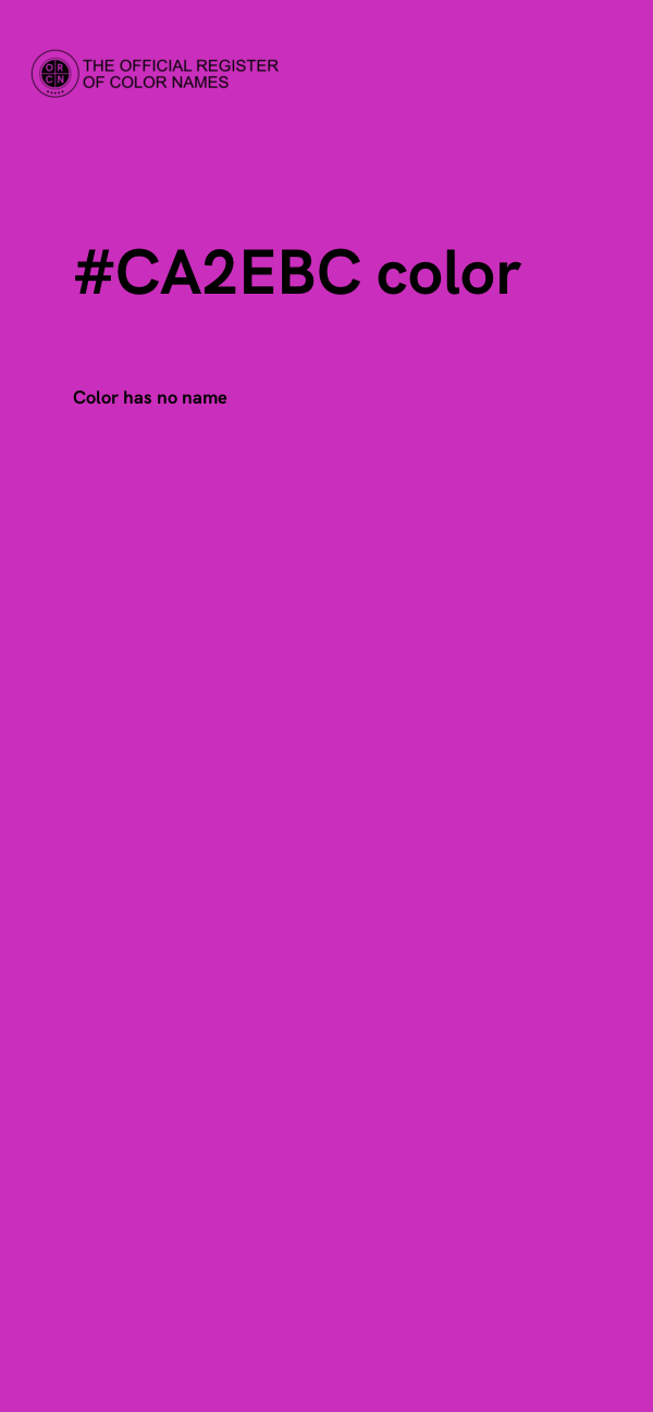 #CA2EBC color image