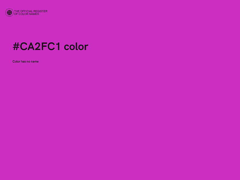 #CA2FC1 color image