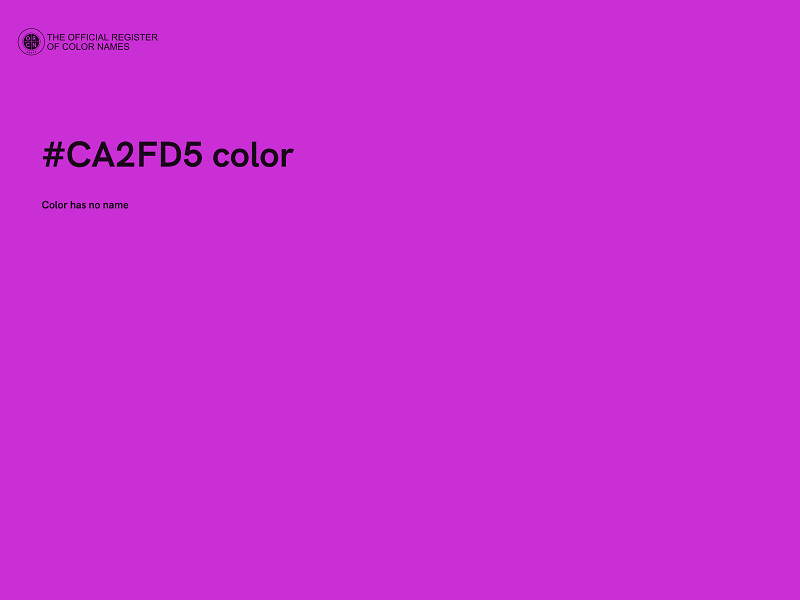 #CA2FD5 color image