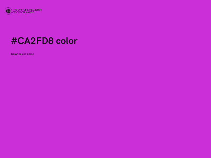 #CA2FD8 color image