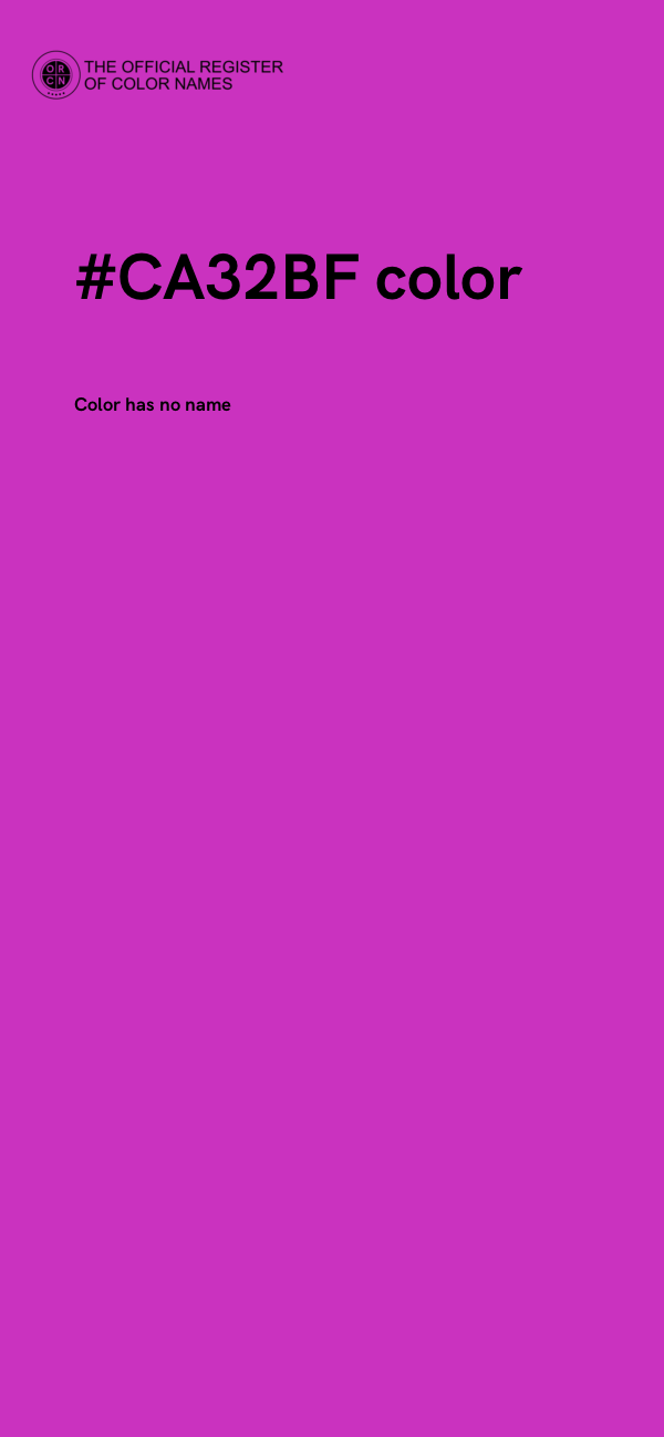 #CA32BF color image
