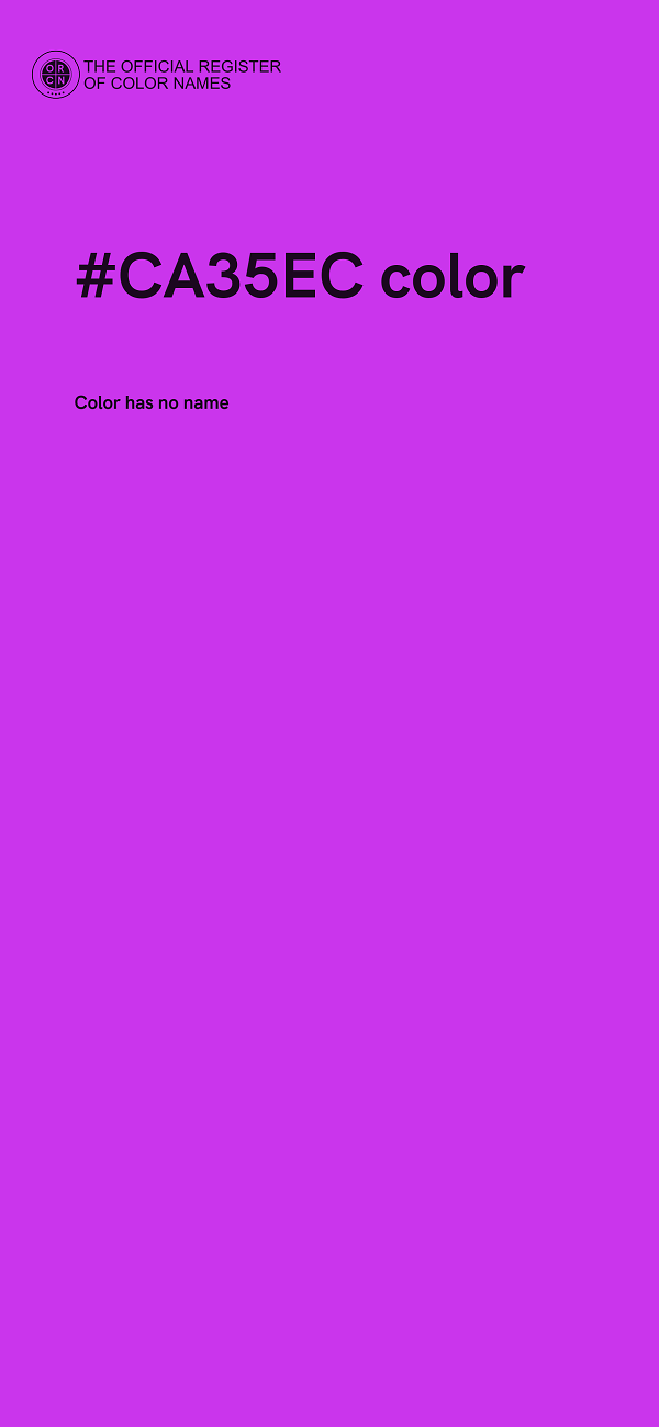 #CA35EC color image