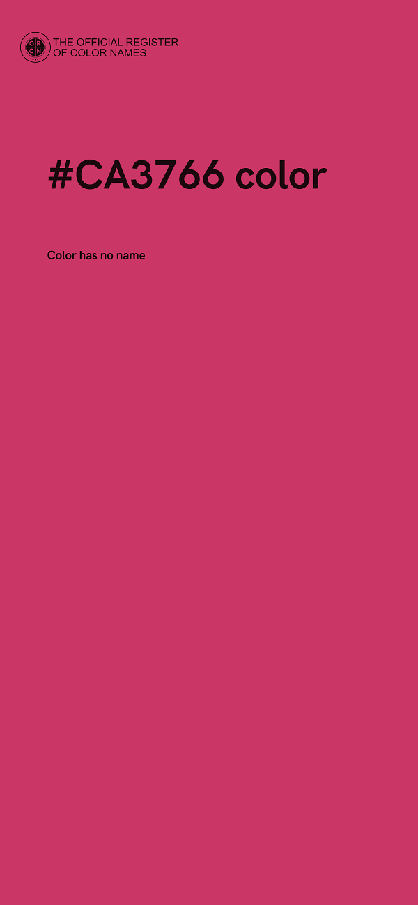 #CA3766 color image