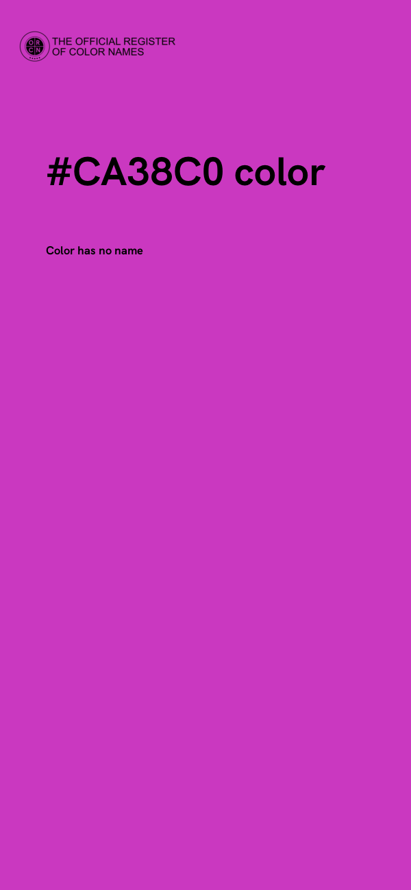 #CA38C0 color image