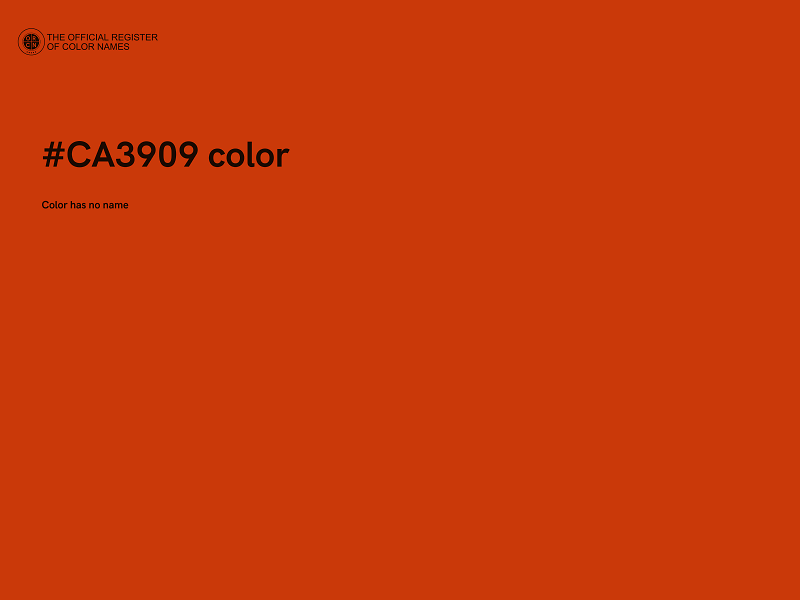 #CA3909 color image