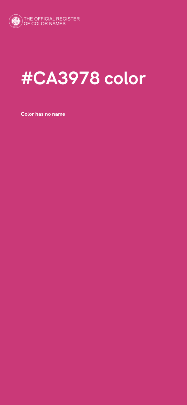 #CA3978 color image