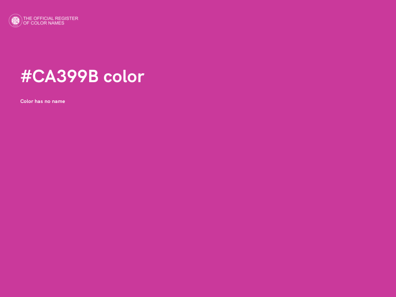 #CA399B color image