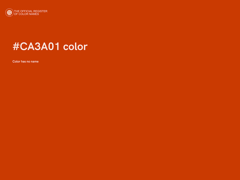 #CA3A01 color image