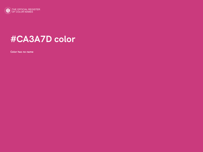 #CA3A7D color image