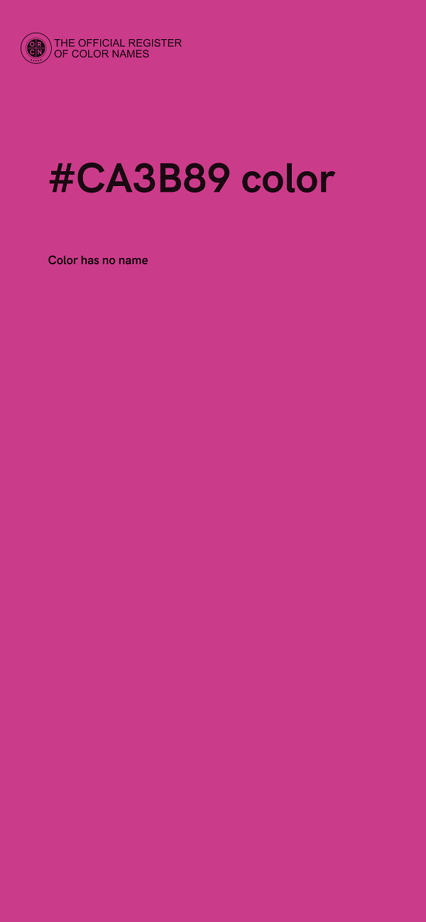 #CA3B89 color image
