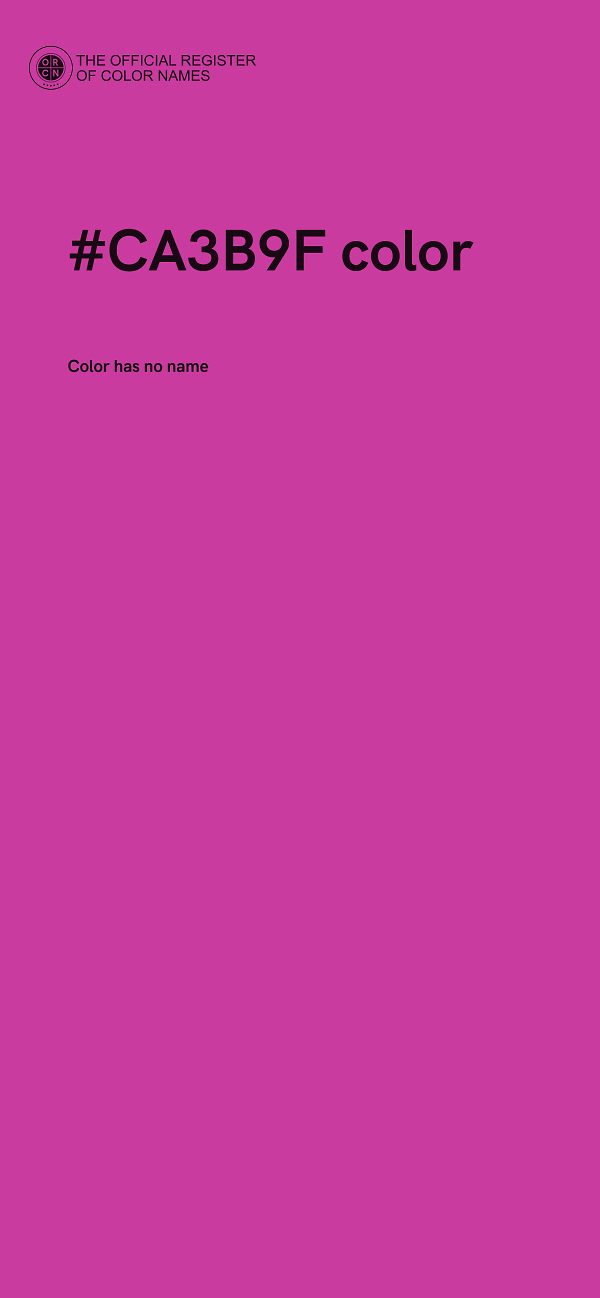 #CA3B9F color image