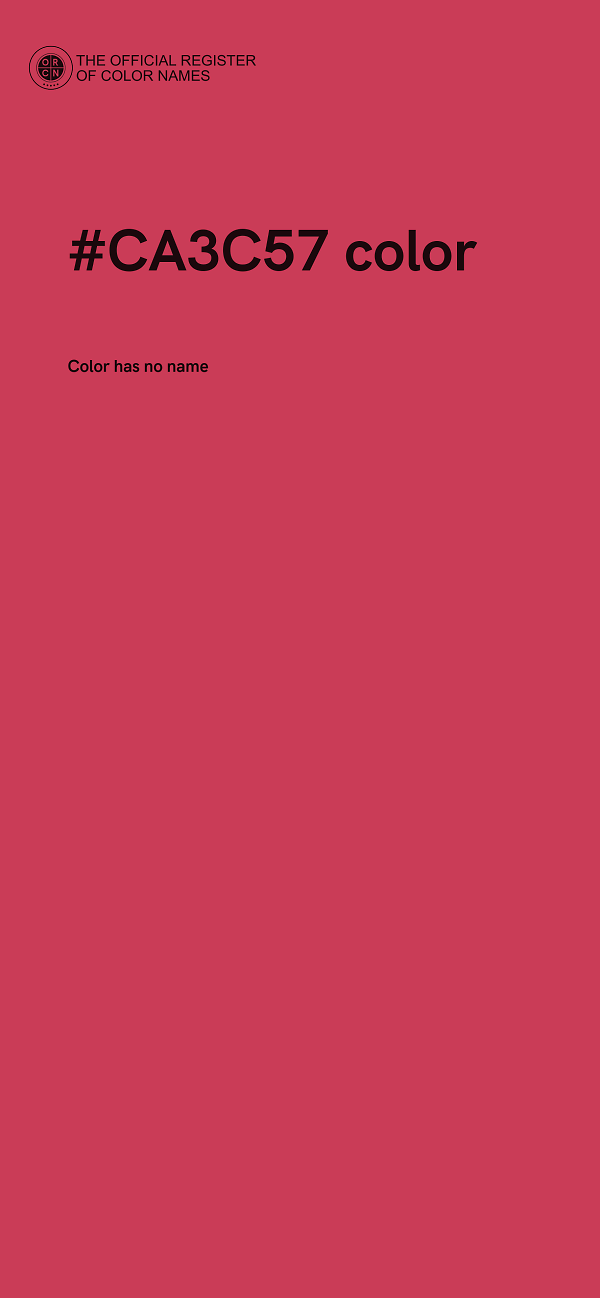#CA3C57 color image