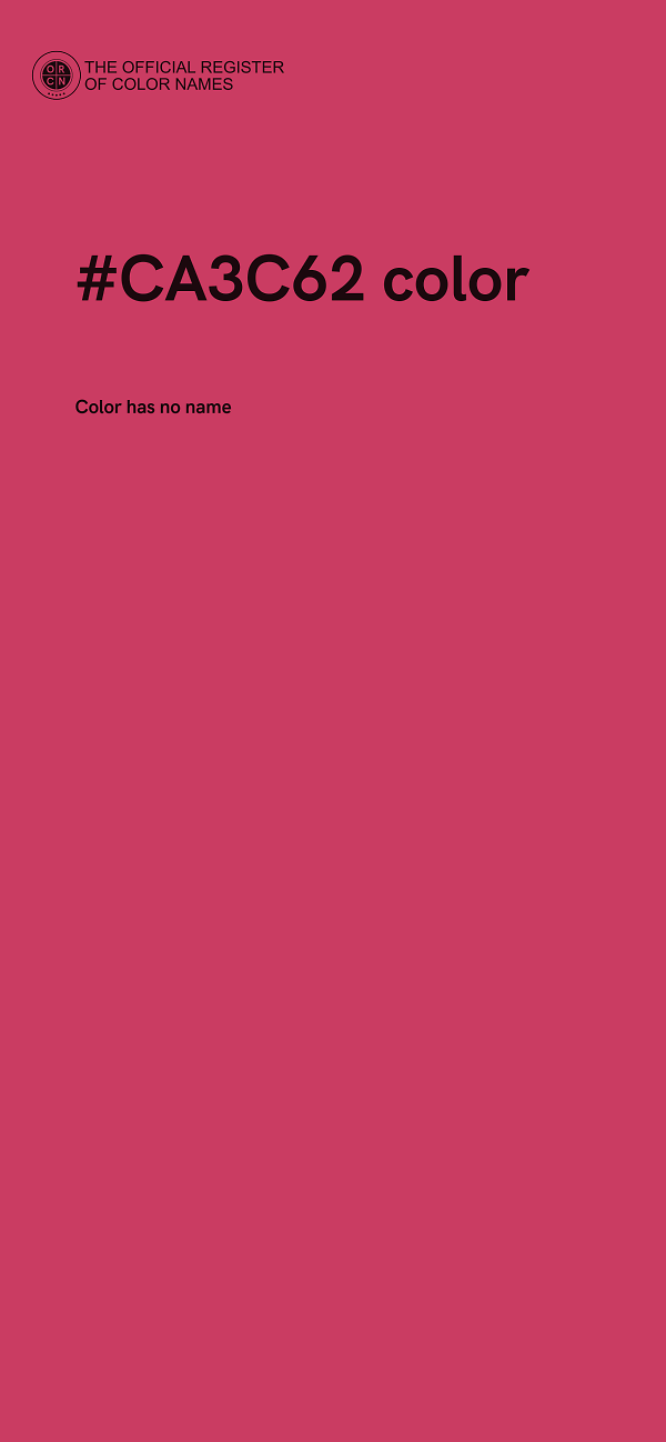 #CA3C62 color image