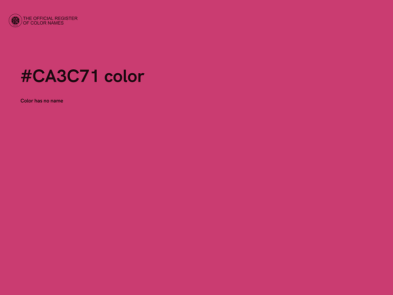 #CA3C71 color image