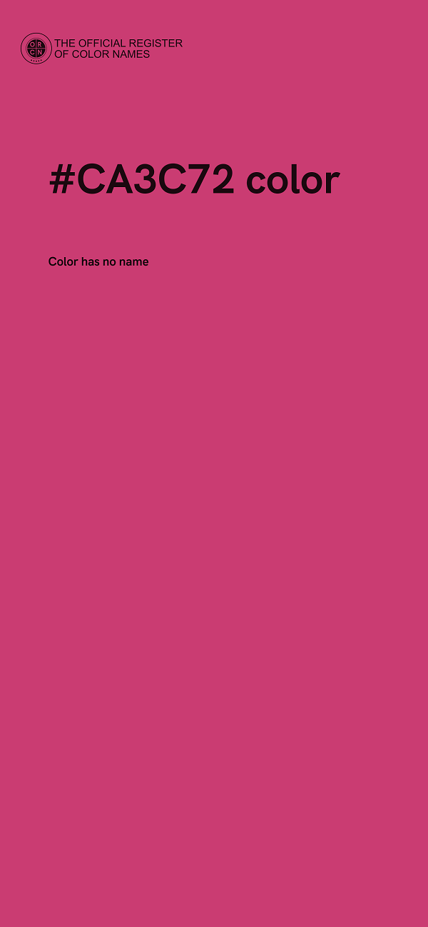 #CA3C72 color image