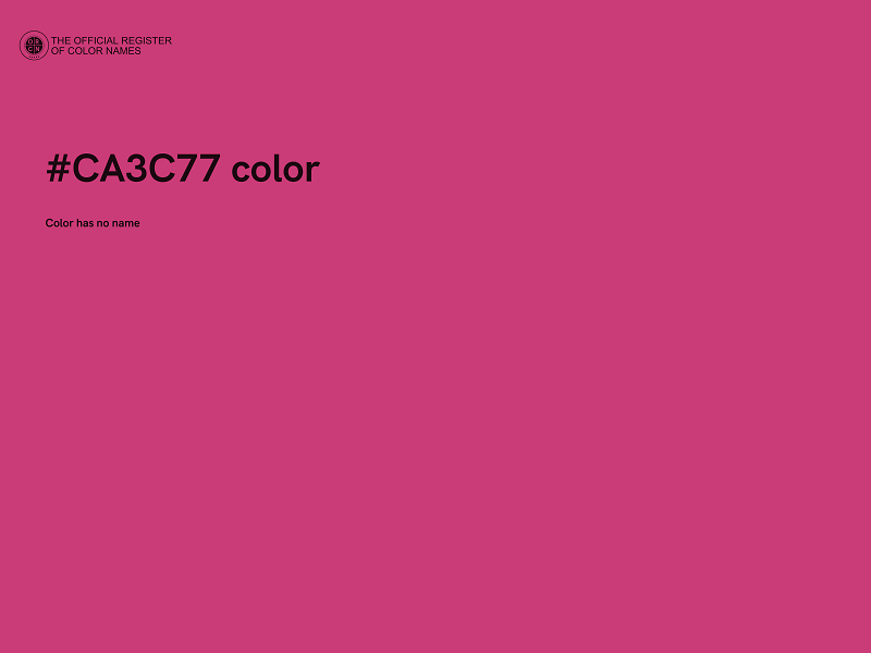 #CA3C77 color image