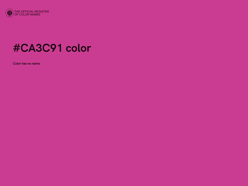 #CA3C91 color image