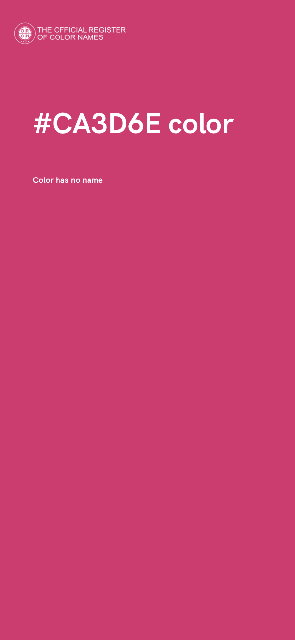 #CA3D6E color image