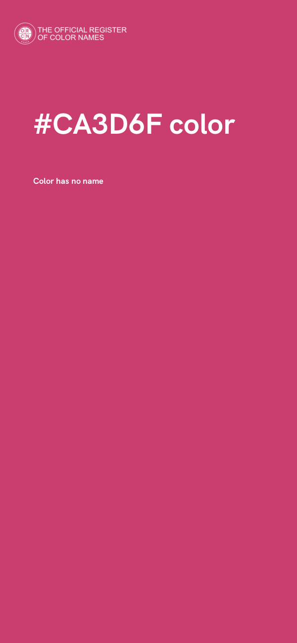 #CA3D6F color image