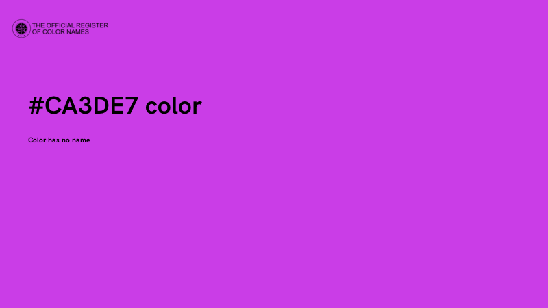 #CA3DE7 color image