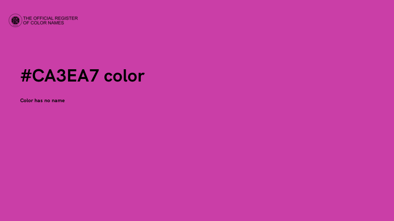 #CA3EA7 color image
