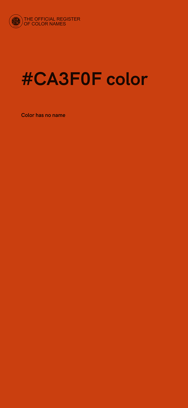 #CA3F0F color image
