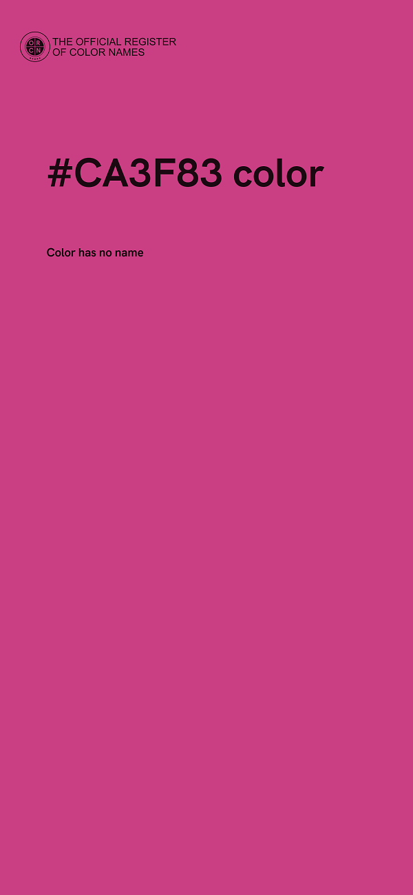 #CA3F83 color image