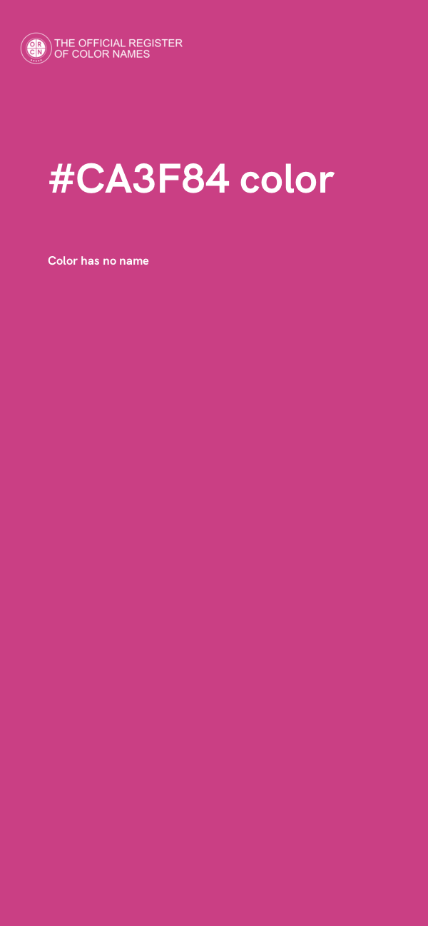 #CA3F84 color image
