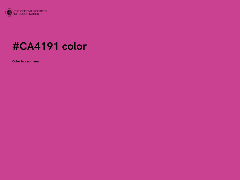 #CA4191 color image
