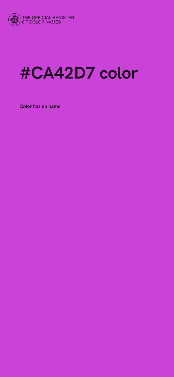#CA42D7 color image