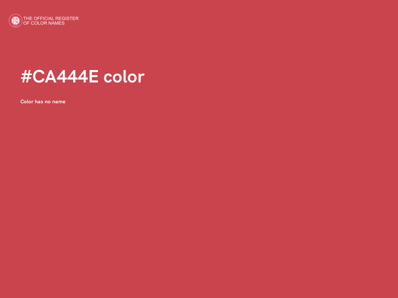 #CA444E color image
