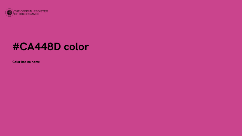 #CA448D color image