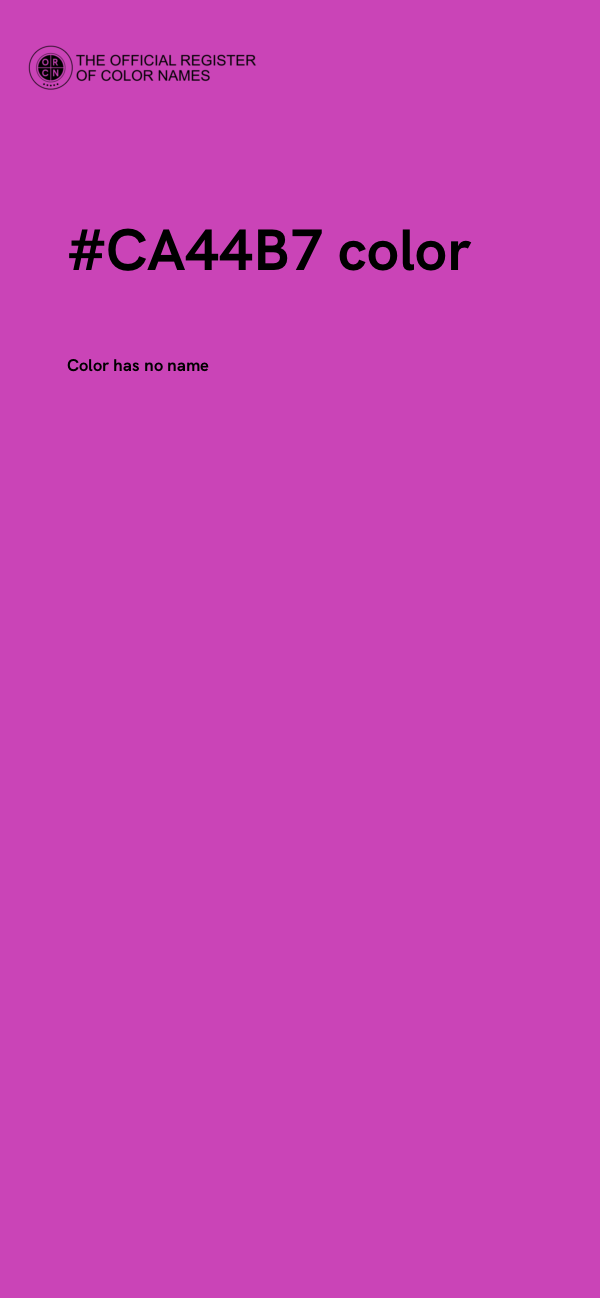 #CA44B7 color image