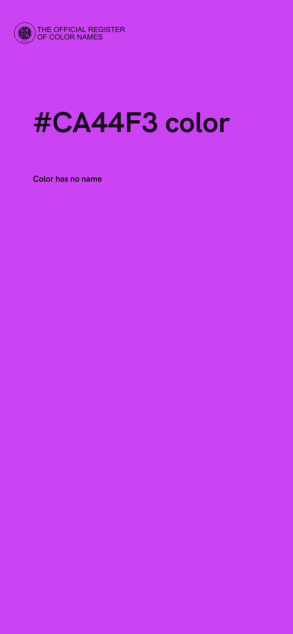 #CA44F3 color image