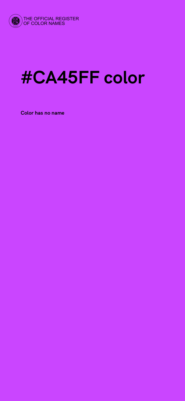 #CA45FF color image