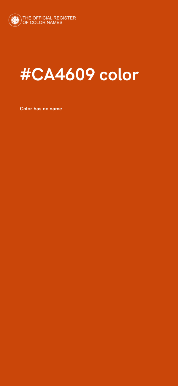 #CA4609 color image