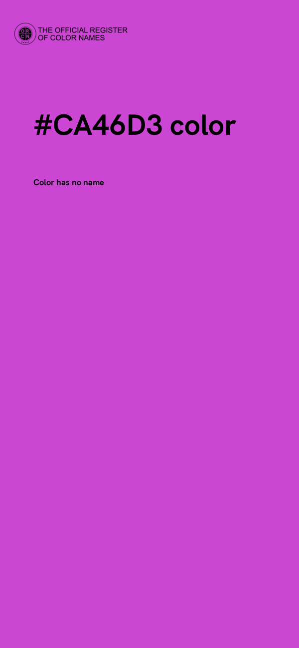 #CA46D3 color image