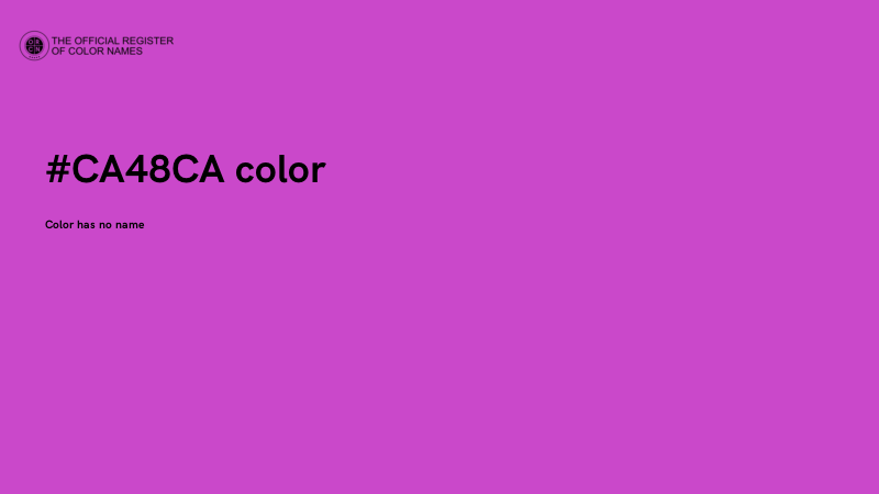 #CA48CA color image