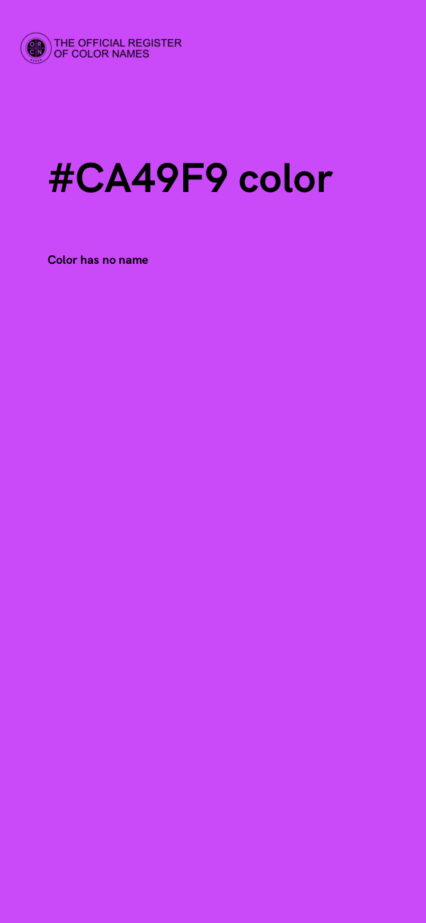 #CA49F9 color image