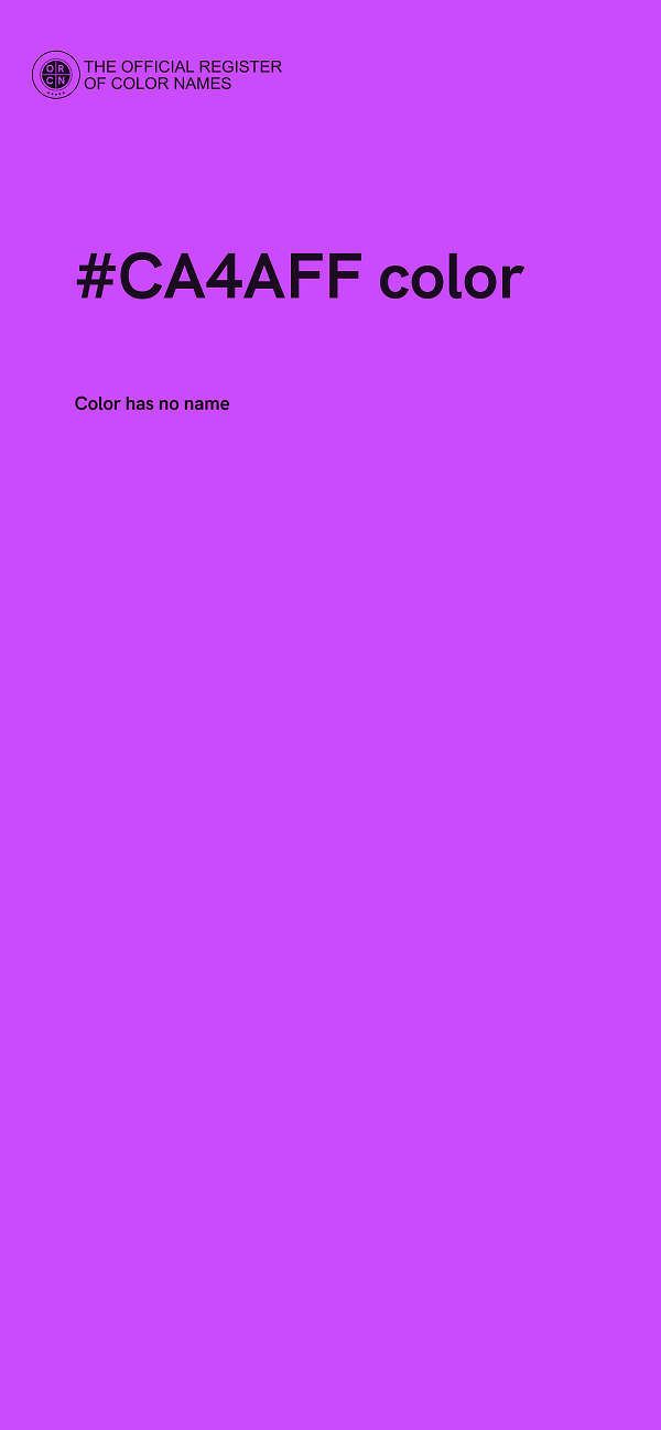 #CA4AFF color image
