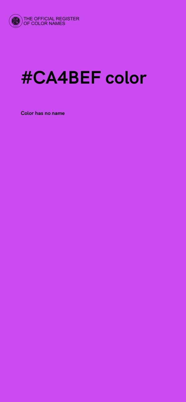 #CA4BEF color image