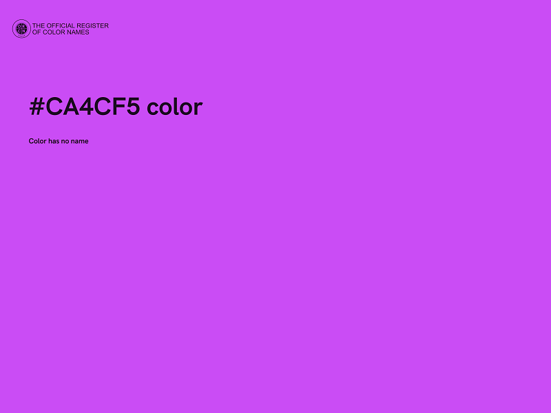 #CA4CF5 color image