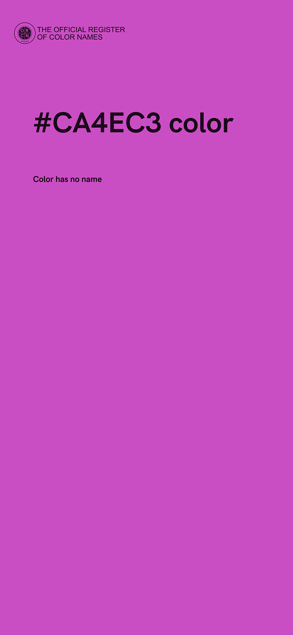 #CA4EC3 color image