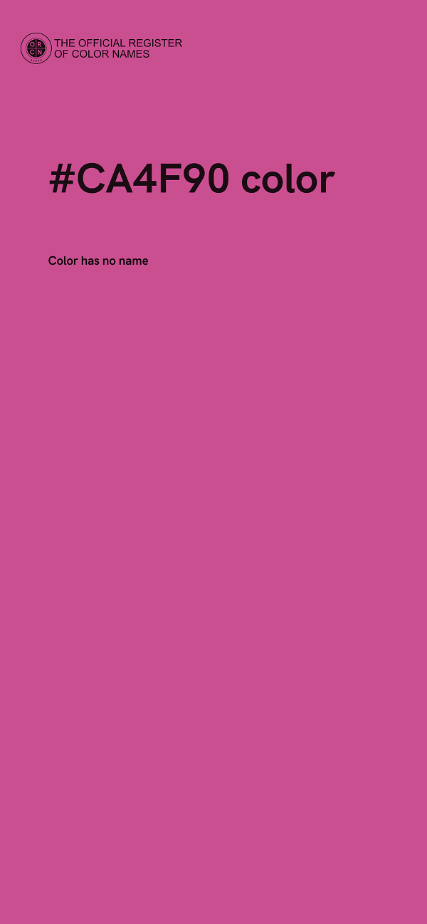 #CA4F90 color image