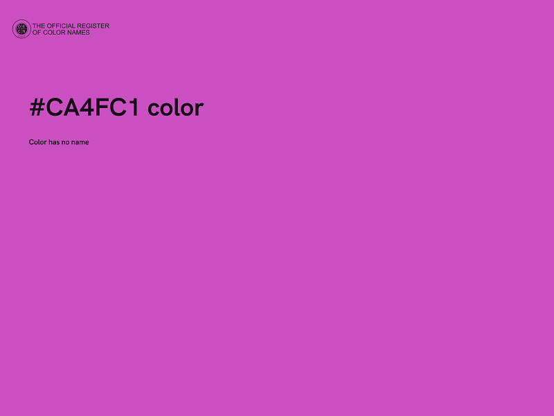 #CA4FC1 color image